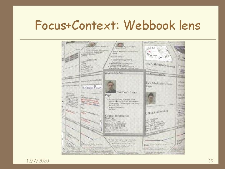 Focus+Context: Webbook lens 12/7/2020 19 