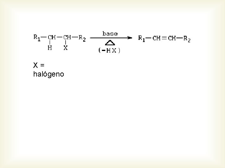 X= halógeno 