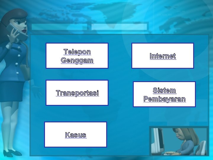 Telepon Genggam Internet Transportasi Sistem Pembayaran Kasus 