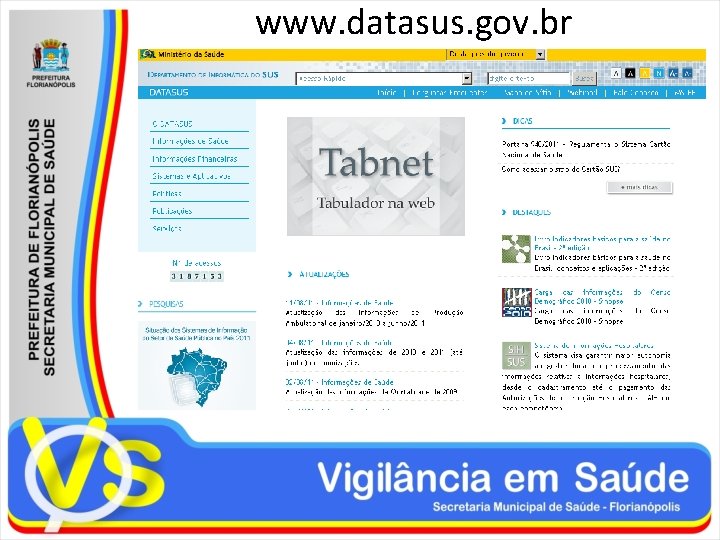 www. datasus. gov. br 