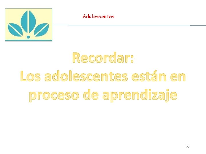 Adolescentes 27 