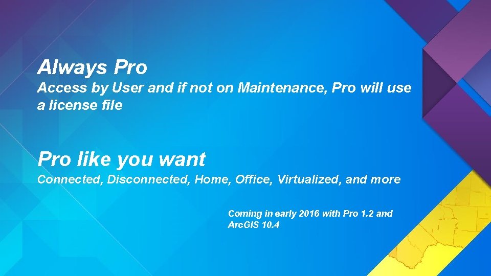 Always Pro Access by User and if not on Maintenance, Pro will use a Always Pro Access by User and if not on Maintenance, Pro will use a