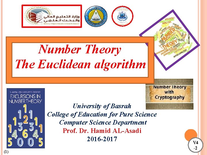 Number Theory The Euclidean algorithm University of Basrah College of Education for Pure Science