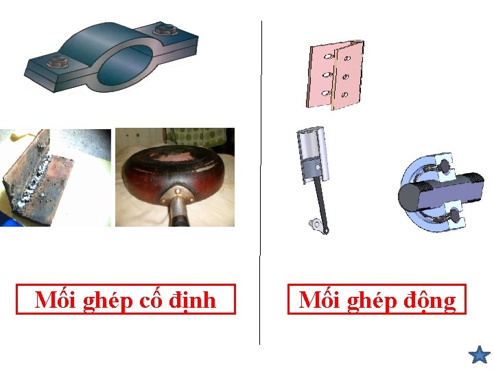 Mối ghép cố định Mối ghép động 