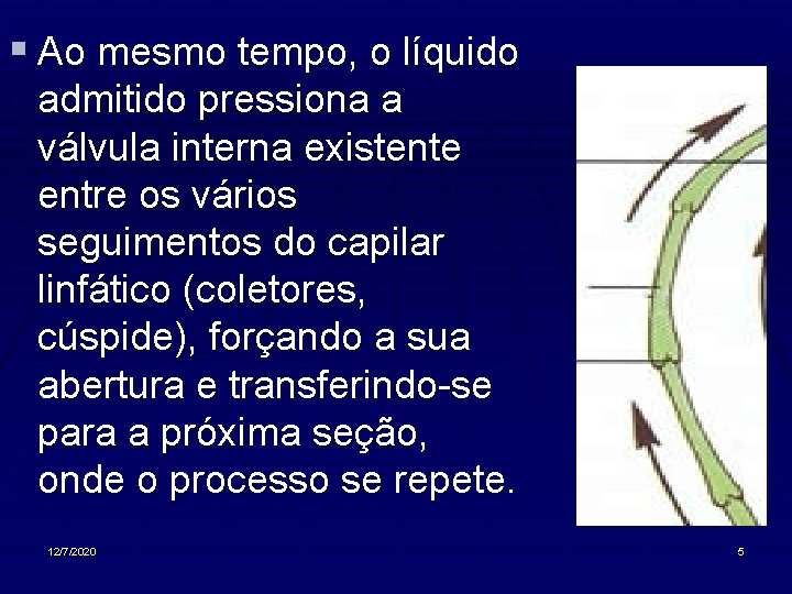 § Ao mesmo tempo, o líquido admitido pressiona a válvula interna existente entre os