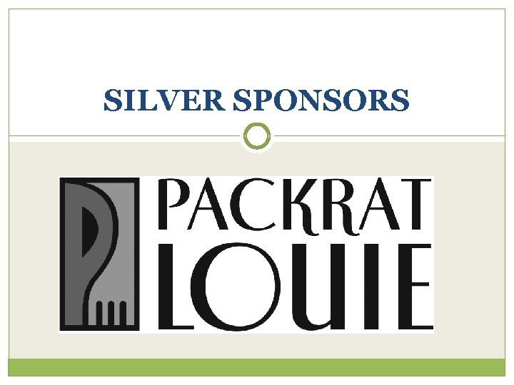 SILVER SPONSORS 