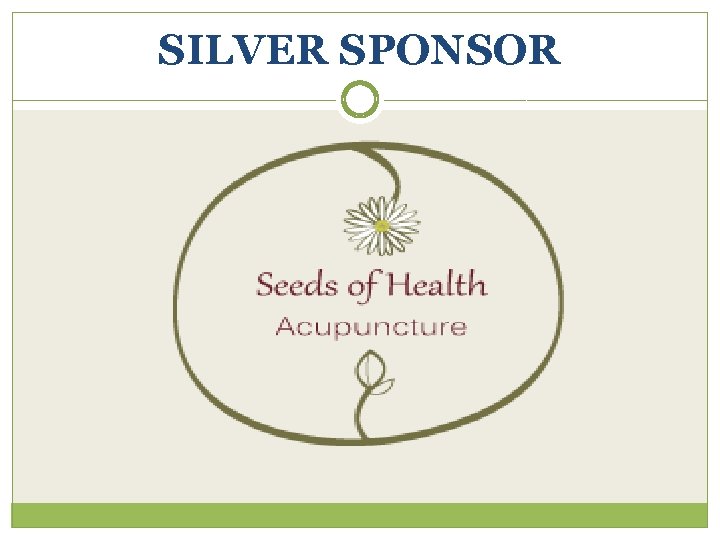 SILVER SPONSOR 