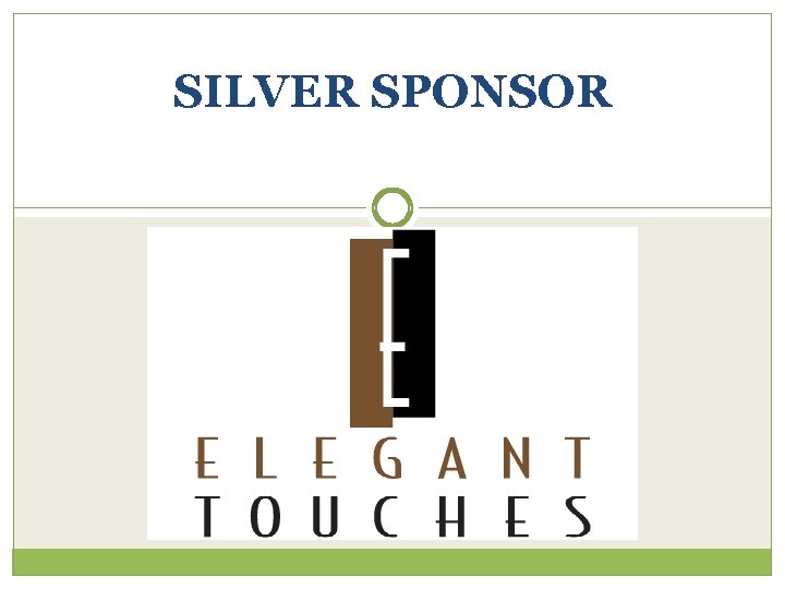 SILVER SPONSOR 