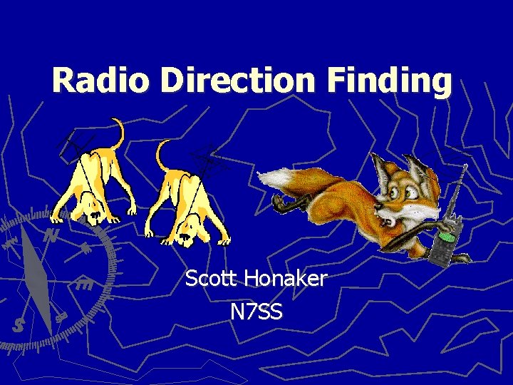Radio Direction Finding Scott Honaker N 7 SS 