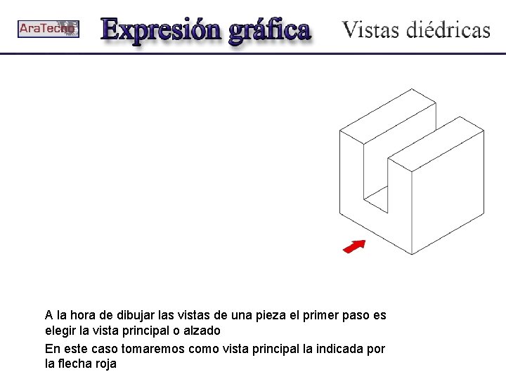 A la hora de dibujar las vistas de una pieza el primer paso es