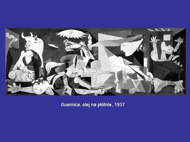 Guernica, olej na płótnie, 1937 