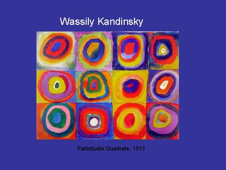 Wassily Kandinsky Farbstudie Quadrate, 1913 