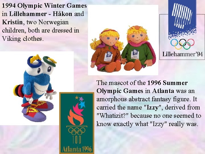 1994 Olympic Winter Games in Lillehammer - Håkon and Kristin, two Norwegian children, both