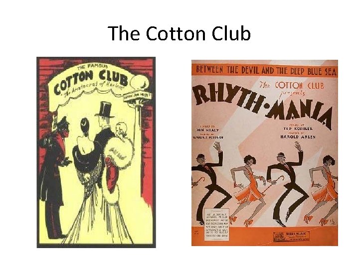 The Cotton Club 