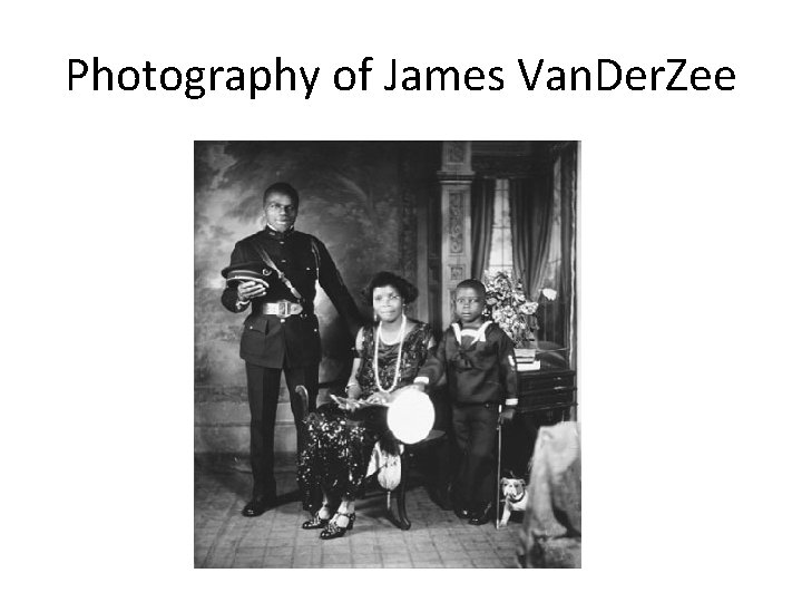 Photography of James Van. Der. Zee 