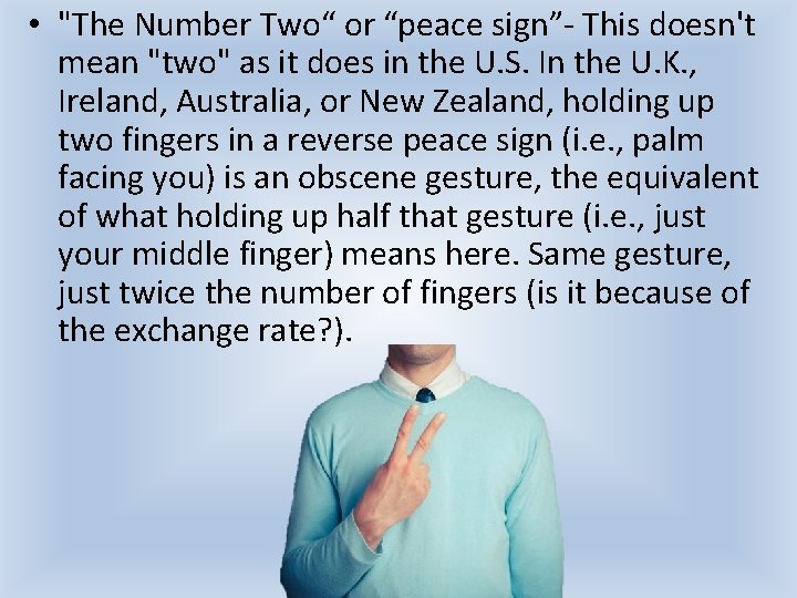 Gestures That Can Cause Offense Around the World
