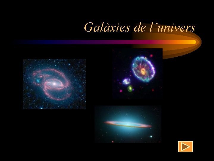 Galàxies de l’univers 