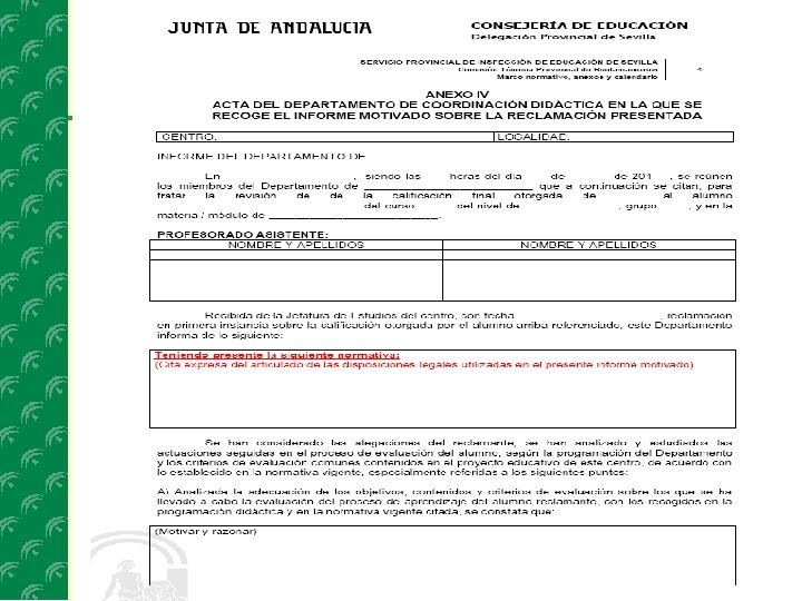 SERVICIO PROVINCIAL DE INSPECCIÓN DE EDUCACIÓN 9 