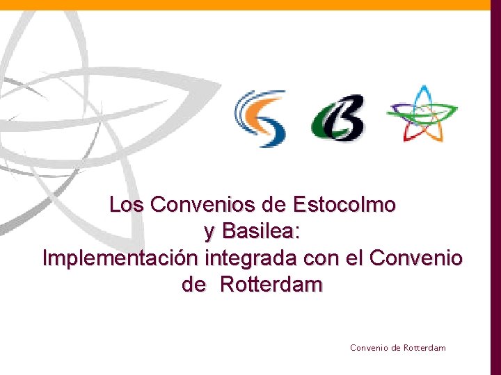 Los Convenios de Estocolmo y Basilea: Implementación integrada con el Convenio de Rotterdam 