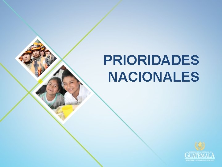 PRIORIDADES NACIONALES 