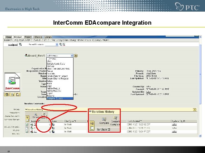 Inter. Comm EDAcompare Integration 31 