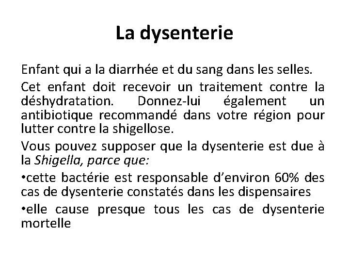 Diarrhe Diarrhe Index Pcime Valuation Des Enfants 2