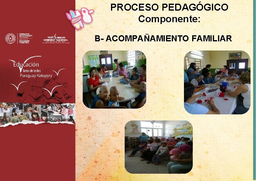 PROCESO PEDAGÓGICO Componente: B- ACOMPAÑAMIENTO FAMILIAR 