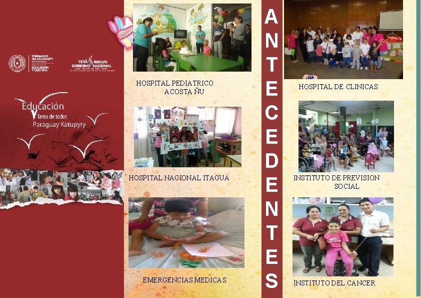 HOSPITAL PEDIATRICO ACOSTA ÑU HOSPITAL NACIONAL ITAGUA EMERGENCIAS MEDICAS A N T E C