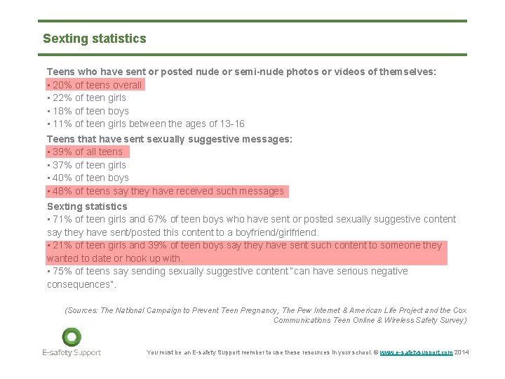Sexting statistics Teens who have sent or posted nude or semi-nude photos or videos