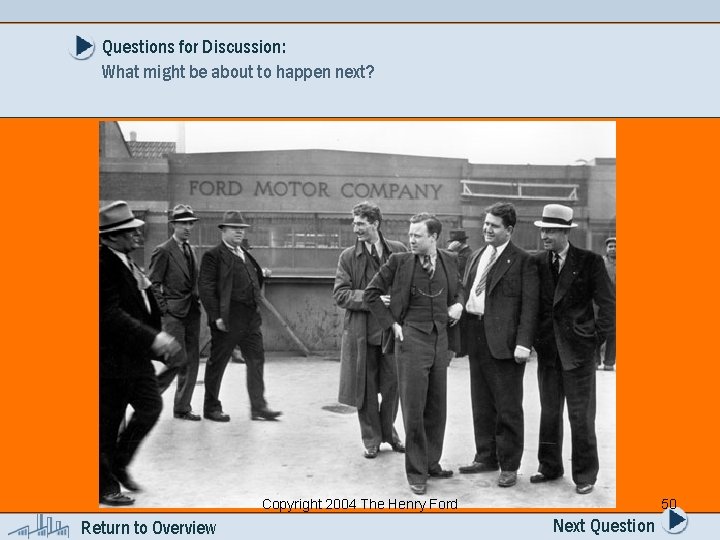 Questions for Discussion: What might be about to happen next? Copyright 2004 The Henry