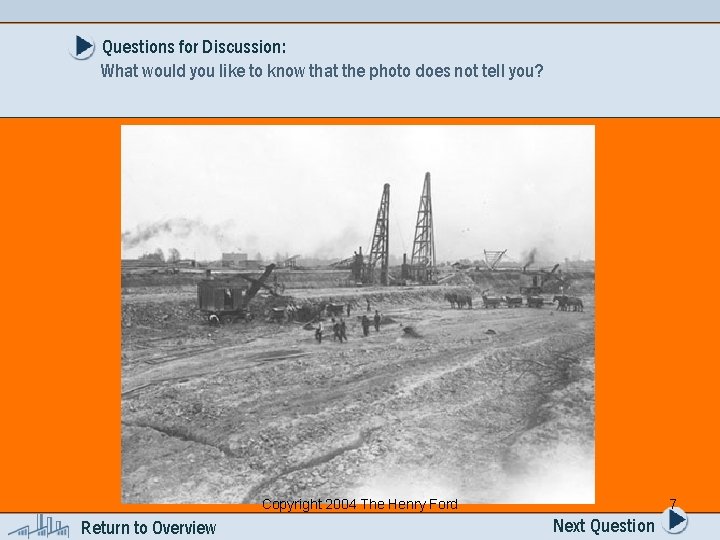 Questions for Discussion: What would you like to know that the photo does not