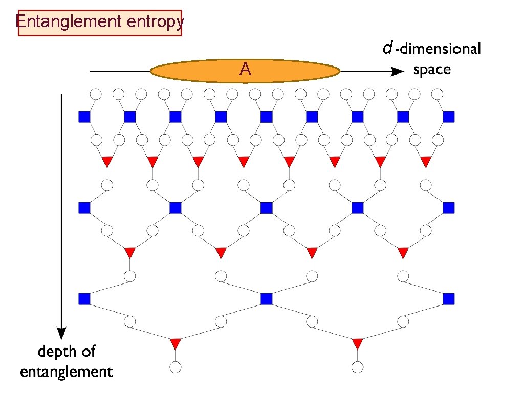 Entanglement entropy d A 