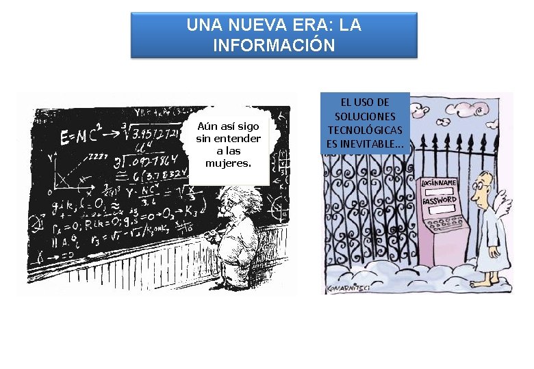 UNA NUEVA ERA: LA INFORMACIÓN Aún así sigo sin entender a las mujeres. EL UNA NUEVA ERA: LA INFORMACIÓN Aún así sigo sin entender a las mujeres. EL