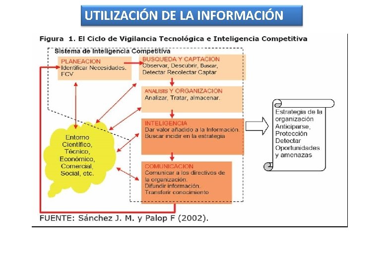 UTILIZACIÓN DE LA INFORMACIÓN UTILIZACIÓN DE LA INFORMACIÓN