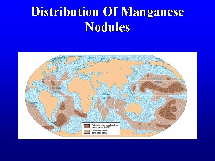 Distribution Of Manganese Nodules Distribution Of Manganese Nodules