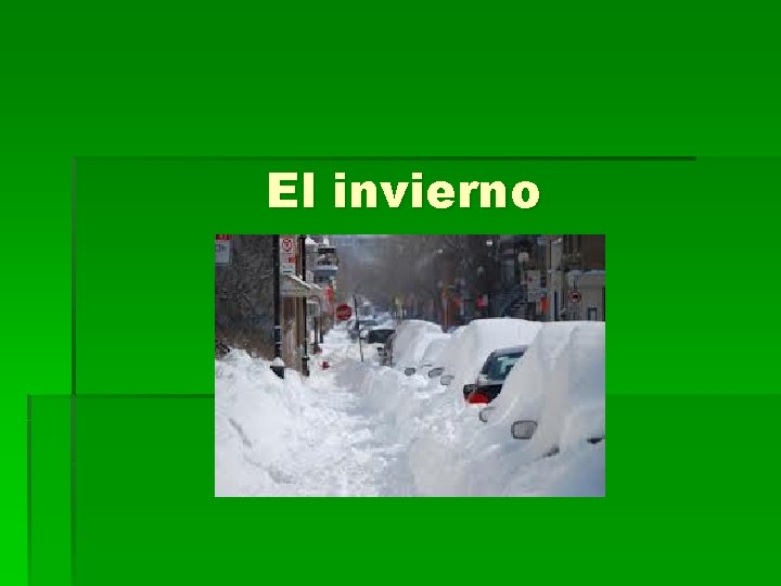 El invierno 