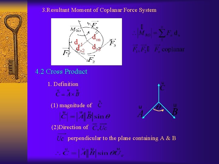 3. Resultant Moment of Coplanar Force System do 1 do 2 don do 3