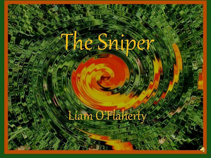 The Sniper Liam O’Flaherty 