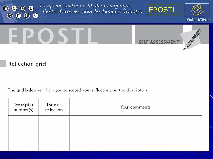 EPOSTL 35 