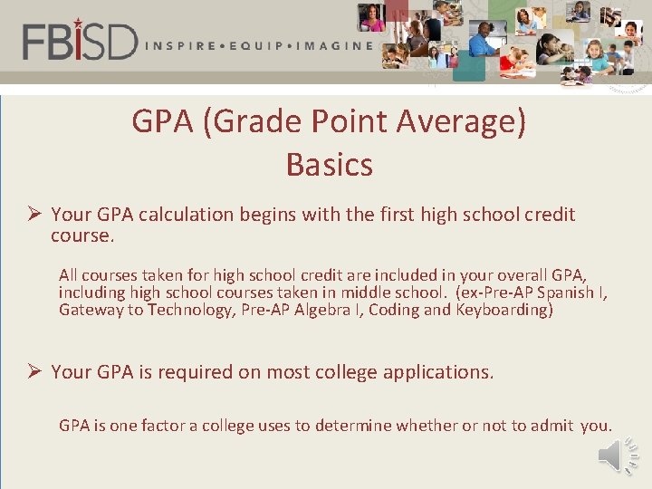 IT – Staffing and Support GPA (Grade Point Average) Basics Ø Your GPA calculation