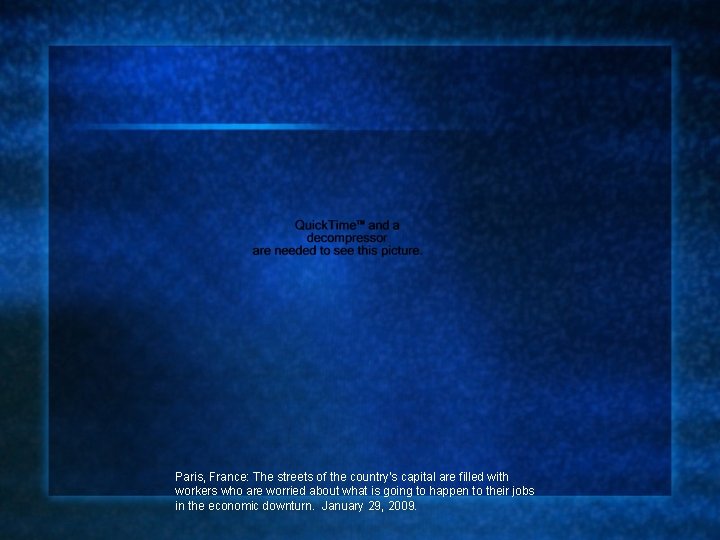 Paris, France: The streets of the country's capital are filled with workers who are