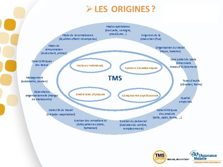 Ø LES ORIGINES ? Mode de reconnaissance (Équilibre effort/ récompense) Modes opératoires (Gestuelle, consigne,