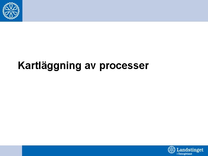 Kartläggning av processer 