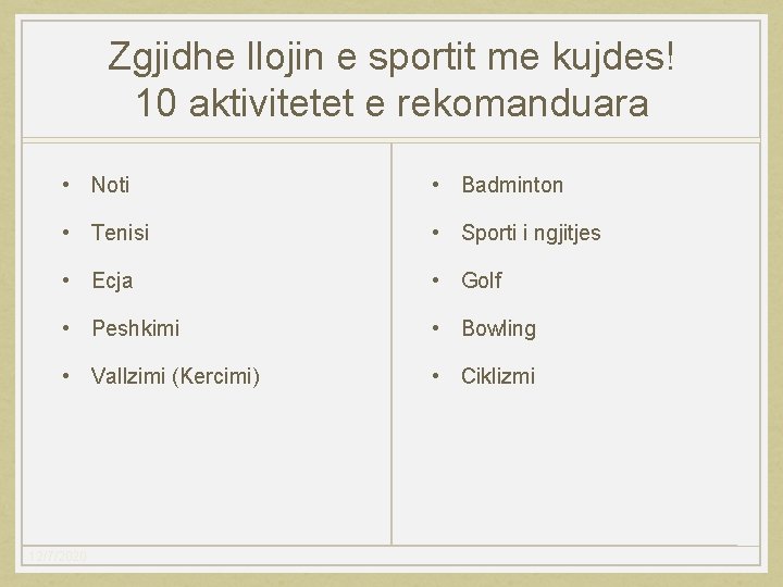 Zgjidhe llojin e sportit me kujdes! 10 aktivitetet e rekomanduara • Noti • Badminton