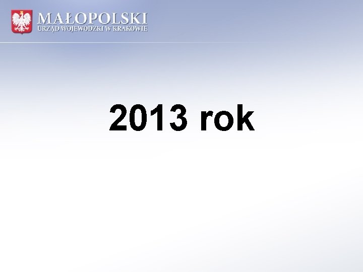 2013 rok 