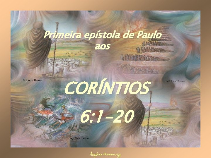Primeira epístola de Paulo aos CORÍNTIOS 6: 1 -20 