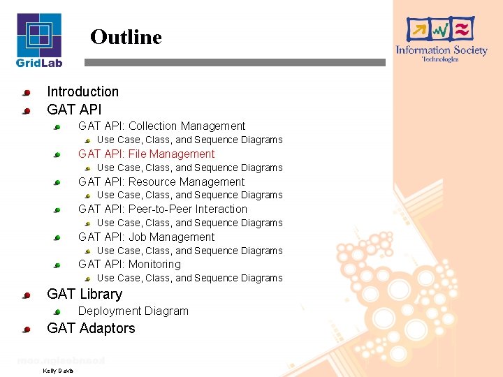 Outline Introduction GAT API: Collection Management Use Case, Class, and Sequence Diagrams GAT API: