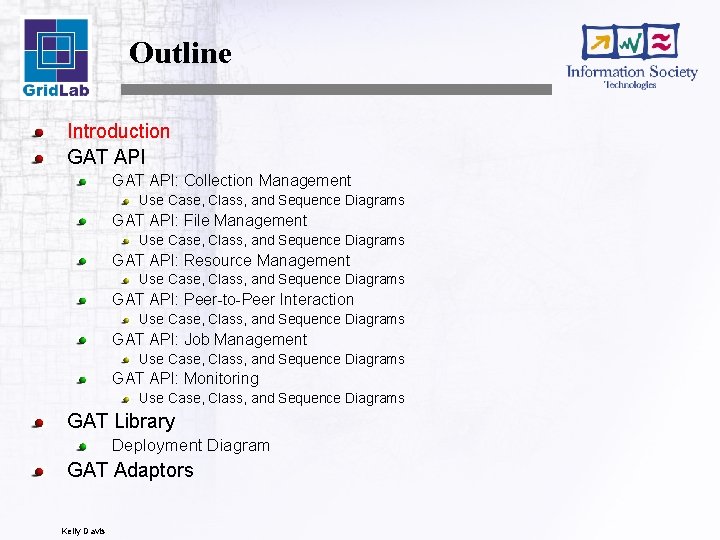 Outline Introduction GAT API: Collection Management Use Case, Class, and Sequence Diagrams GAT API: