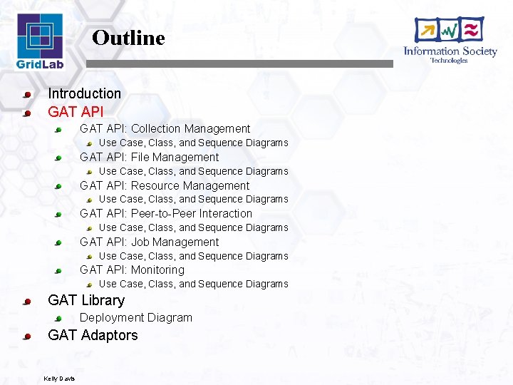 Outline Introduction GAT API: Collection Management Use Case, Class, and Sequence Diagrams GAT API: