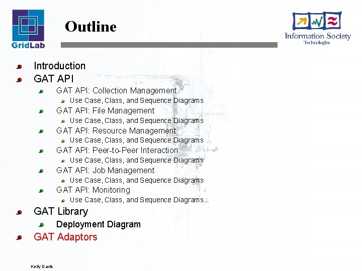 Outline Introduction GAT API: Collection Management Use Case, Class, and Sequence Diagrams GAT API: